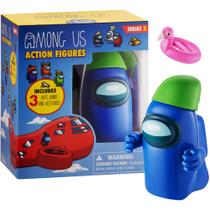 Boneco de ação P.M.I. Among Us Blue Ghost 11,4 cm com acessórios