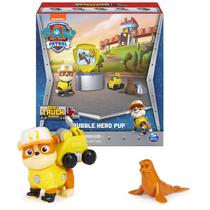 Boneco de ação Paw Patrol Big Truck Pups Rubble com drone