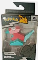 Boneco de ação Pokémon Select Metallic Battle Porygon de 3 polegadas Boneco de ação Pokémon Select Metallic Battle Porygon de 3 polegadas