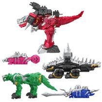Boneco de Ação Power Rangers Dino Fury - Mega Pack Megazord