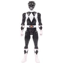 Boneco de ação PowerRangers Mighty Morphin Black Ranger 30 cm