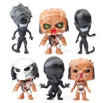 Boneco de ação Predators Anime 6 unidades/lote colecionável de 10 cm Boneco de ação Predators Anime 6 unidades/lote colecionável de 10 cm