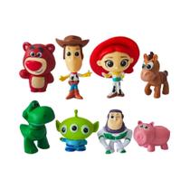 Boneco De Ação Q Version Woody E Buzz Lightyear De Toy Story 4, 8 Peças, Mini Figurinha, Brinquedo Boneco De Ação Q Version Woody E Buzz Lightyear De Toy Story 4, 8 Peças, Mini Figurinha, Brinquedo