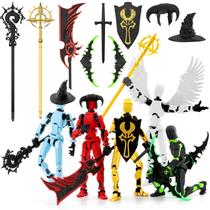 Boneco de Ação Qoopower Titan 13 T13 Dragon Slayer - Pacote com 5 Boneco de Ação Qoopower Titan 13 T13 Dragon Slayer - Pacote com 5