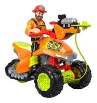 Boneco De Ação Rescue Heroes - Forrest Fuego E Fire Tracker Mattel