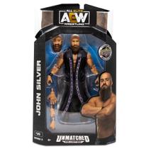 Boneco de ação Ringside John Silver AEW Unmatched Series 3