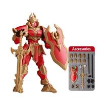 Boneco De Ação Robô Cavaleiro Rei Arthur Lich King Lucky 13 Com Juntas Móveis Para Montar, Modelo De