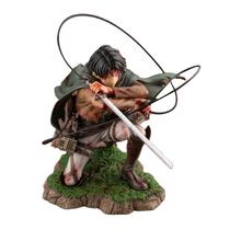 Boneco de ação Sajy Attack On Titan Levi Ackerman 18 cm em PVC Boneco de ação Sajy Attack On Titan Levi Ackerman 18 cm em PVC