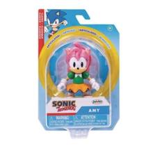 Boneco de ação Sonic The Hedgehog Amy, brinquedo colecionável de 6,35 cm Boneco de ação Sonic The Hedgehog Amy, brinquedo colecionável de 6,35 cm