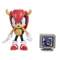 Boneco de ação Sonic The Hedgehog Classic Mighty de 10 cm com 1 para cima