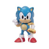 Boneco de ação Sonic The Hedgehog Classic Sonic 6 cm com cachorro-quente