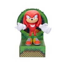 Boneco de Ação Sonic The Hedgehog Knuckles - 15cm com Acessórios