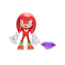 Boneco de ação Sonic The Hedgehog Knuckles de 10 cm com acessório