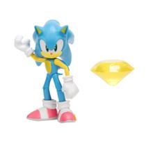 Boneco de ação Sonic The Hedgehog Modern Sonic 10 cm com esmeralda