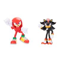 Boneco de Ação Sonic The Hedgehog - Pack com Knuckles & Shadow Boneco de Ação Sonic The Hedgehog - Pack com Knuckles & Shadow