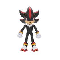 Boneco de Ação Sonic The Hedgehog - Shadow (13cm) - Filme Sonic 3