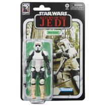 Boneco de ação Star Wars Biker Scout de 6 polegadas da série preta