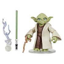 Boneco de ação STAR WARS Galaxy of Adventures Yoda 12 cm com sabre de luz