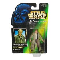 Boneco de ação Star Wars Han Solo em Endor Gear com Blaster 1996 Boneco de ação Star Wars Han Solo em Endor Gear com Blaster 1996