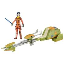 Boneco de ação STAR WARS Rebels Hero Speeder com piloto