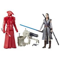 Boneco de ação Star Wars Rey (Jedi Training) e Elite Praetorian