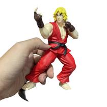 Boneco de ação Street Fighter Ken, material de PVC de 18 cm de altura