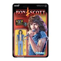 Boneco de ação Super7 Bon Scott de 9,5 cm com acessório Classic Rock Boneco de ação Super7 Bon Scott de 9,5 cm com acessório Classic Rock