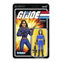 Boneco de ação Super7 G.I. Joe Baroness com 9,5 cm de altura