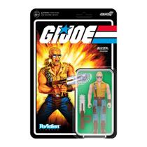 Boneco de ação Super7 G.I. Joe Buzzer de 3,75 polegadas com acessório