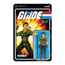 Boneco de ação Super7 G.I. Joe Lady Jaye de 3,75 polegadas com acessório