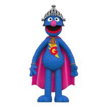 Boneco de ação Super7 Sesame Street Super Grover de 17 polegadas