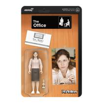 Boneco de ação Super7 The Office Pam Beesly com o troféu Dundie