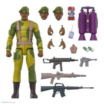 Boneco de ação Super7 ULTIMATES! G.I. Joe Stalker 18 cm com acessórios