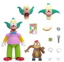 Boneco de ação Super7 Ultimates The Simpsons Krusty 18cm Boneco de ação Super7 Ultimates The Simpsons Krusty 18cm