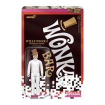 Boneco de ação Super7 Willy Wonka White Suit de 3,75 polegadas