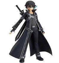 Boneco de ação Sword Art Online Kirigaya Kazuto Kirito 14cm Boneco de ação Sword Art Online Kirigaya Kazuto Kirito 14cm