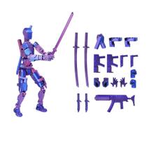 Boneco de ação T13 Lucky 13 de quinta geração impresso em 3D