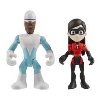 Boneco de ação The Incredibles 2 Frozone & Violet de 3 polegadas