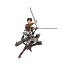 Boneco de ação Total Anime Levi de 6,5 polegadas com acessórios