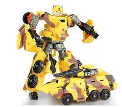 Boneco de ação Toy Robot Car Superhero modelo 3c 15-20cm
