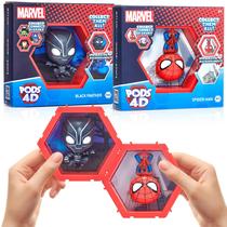Boneco de ação Toy WOW! PODS 4D Marvel Homem-Aranha e Pantera Negra