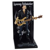 Boneco de ação Toynk Motorhead Lemmy Kilmister com guitarra de 6,25 polegadas Boneco de ação Toynk Motorhead Lemmy Kilmister com guitarra de 6,25 polegadas