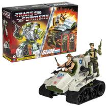 Boneco de ação Transformers Collaborative G.I. Joe x Autobot Kup Triple T 22,8 cm com SGT Slaughter e Leatherneck 9,5 cm 8+ Boneco de ação Transformers Collaborative G.I. Joe x Autobot Kup Triple T 22,8 cm com SGT Slaughter e Leatherneck 9,5 cm 8+