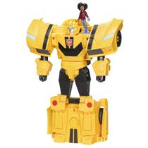 Boneco de ação Transformers EarthSpark Spin Changer Bumblebee