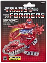 Boneco de ação Transformers G1 Autobot Warpath Reissue 7,5 cm