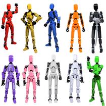 Boneco de ação Vnrglix montado T13 Lucky 13 Robots 13,5 cm Boneco de ação Vnrglix montado T13 Lucky 13 Robots 13,5 cm