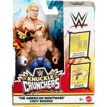 Boneco de ação WWE Knuckle Crunchers Cody Rhodes de 10 cm