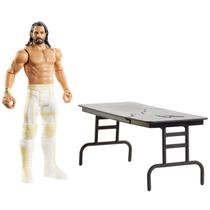 Boneco de Ação WWE Wrekkin' Seth Rollins - 15cm com Mesa Quebra-Quebra
