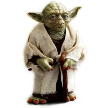 Boneco de Ação Yoda Jedi - Star Wars Wokex 13cm