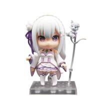 Boneco de anime colecionável Toy Re Zero Emilia Style 10 cm Boneco de anime colecionável Toy Re Zero Emilia Style 10 cm